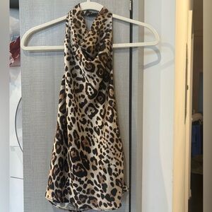 Zara Cheetah Print Top